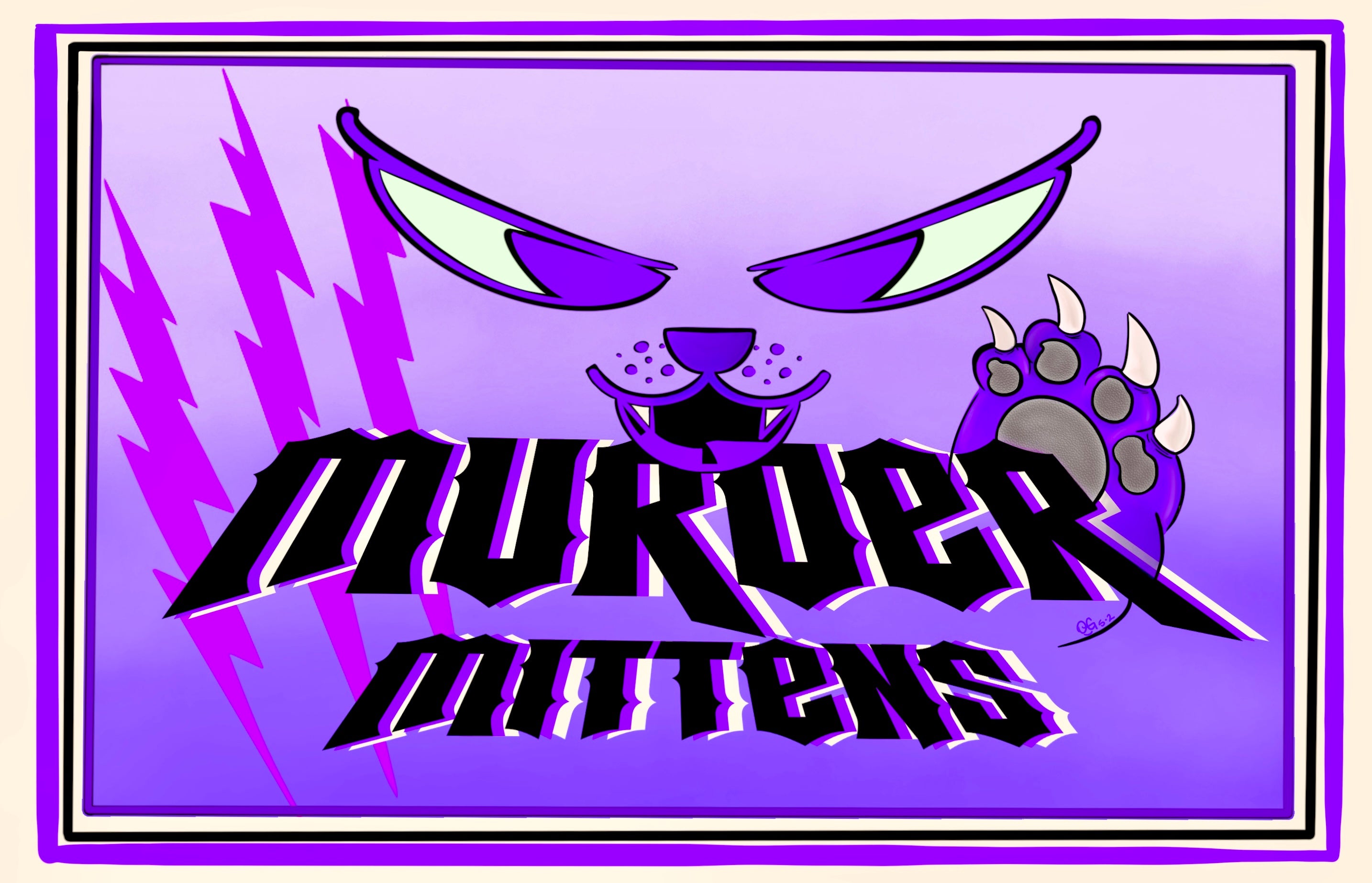 Vinyl Sticker for Cat Lovers - “Murder Mittens”