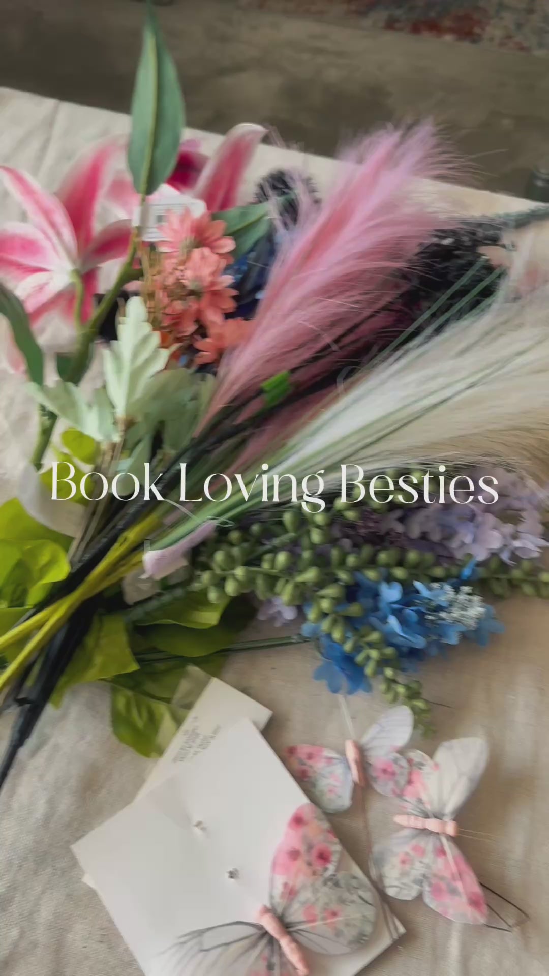 Framed Book Bouquet Arrangement