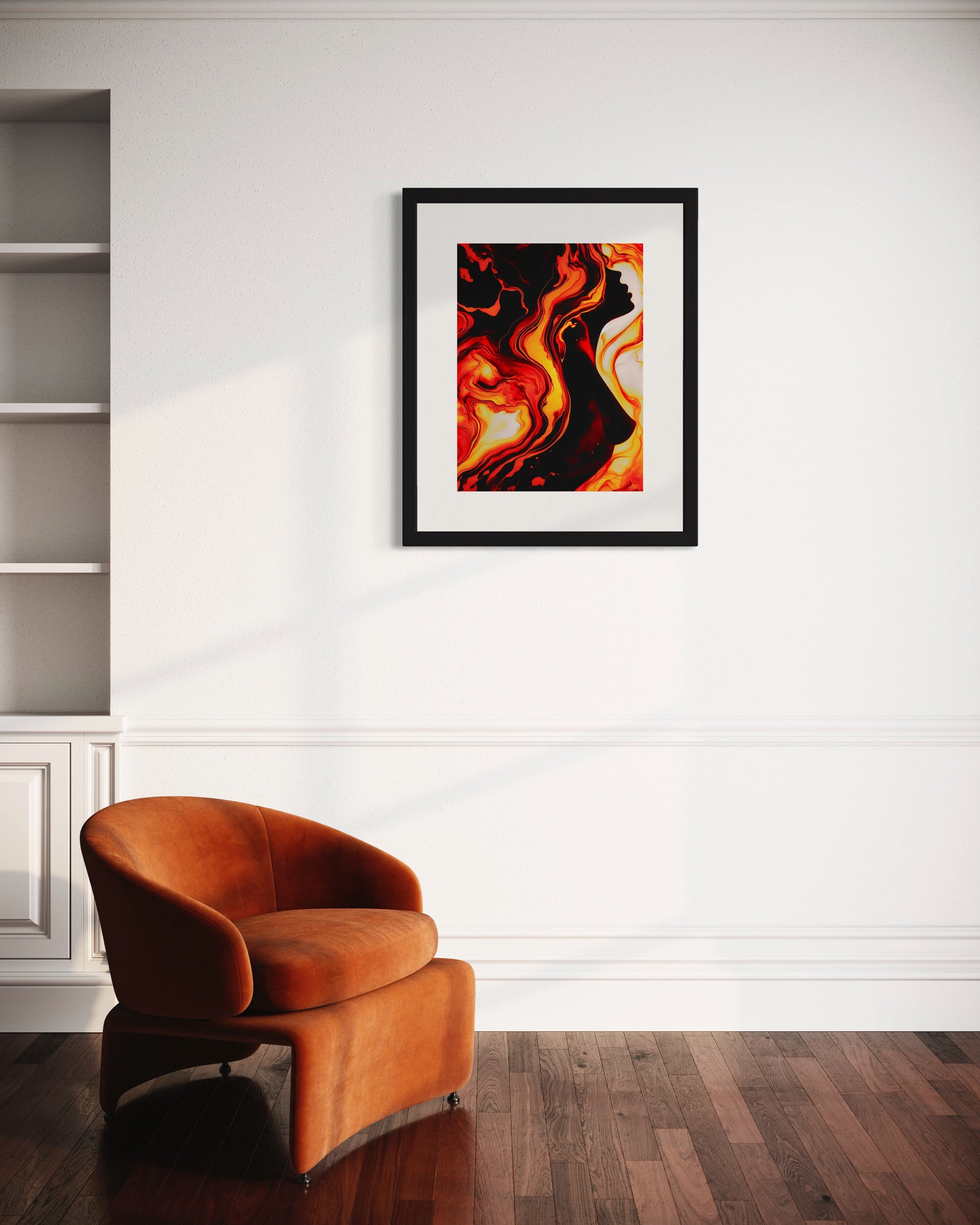 Fire & Desire: A Goddess (Original Print)