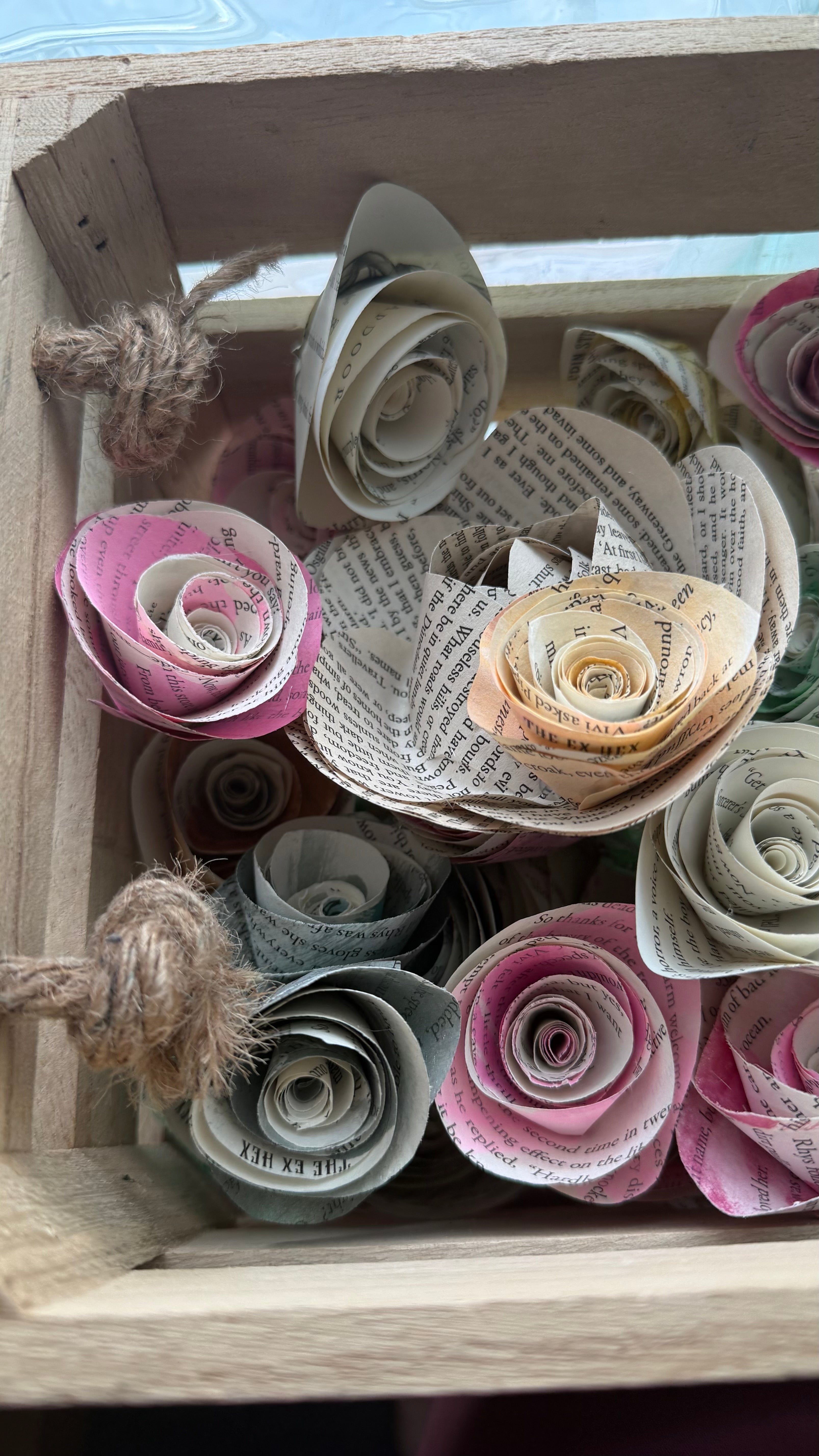 Stemless Book Flowers (Bulk/Wholesale)