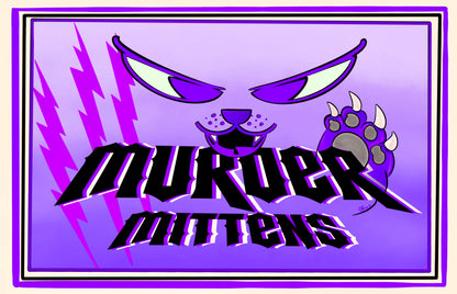 Vinyl Sticker for Cat Lovers - “Murder Mittens”