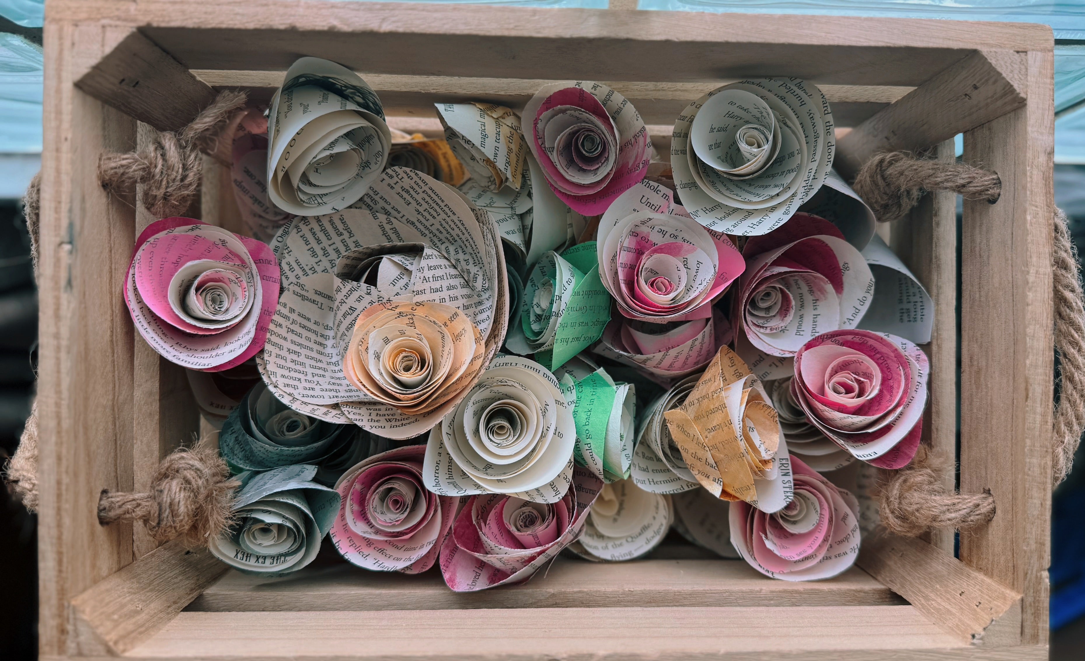 Stemless Book Flowers (Bulk/Wholesale)