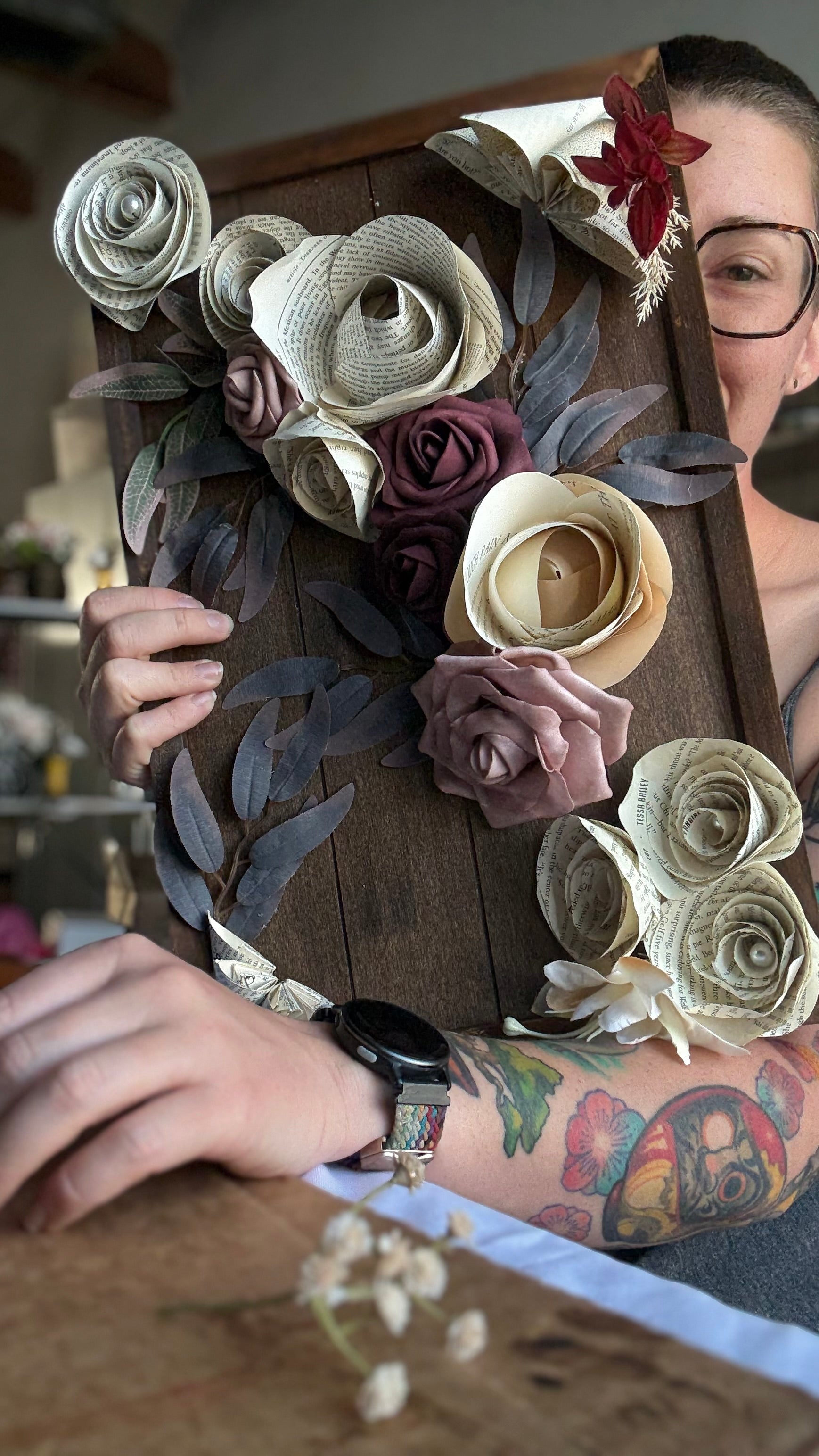 Stemless Book Flowers (Bulk/Wholesale)