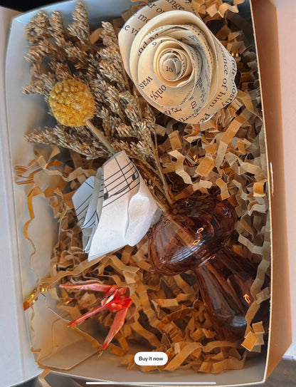 Mushroom Magnets + Book Bouquets