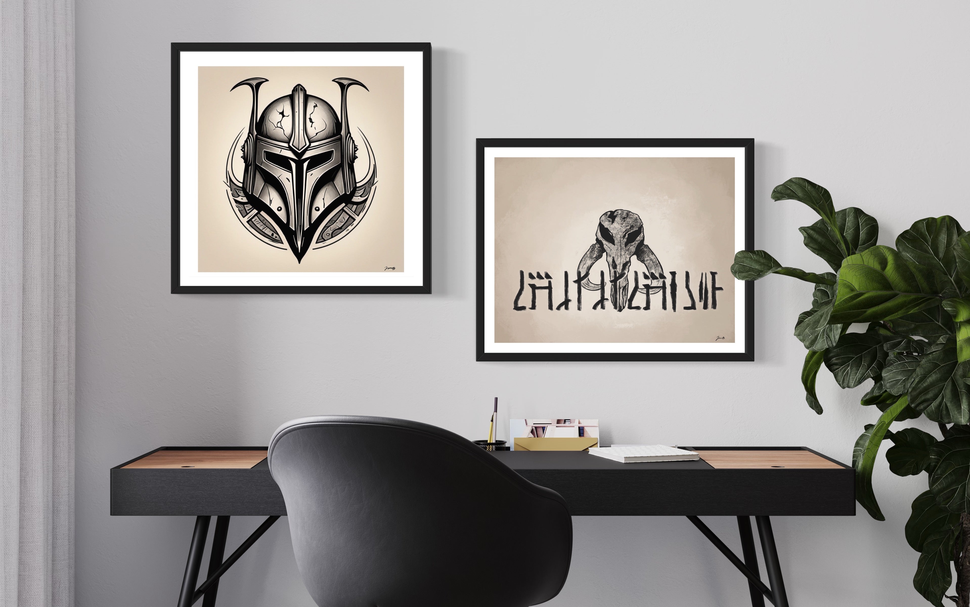 Mando-tory Art - Star Wars / Mandolorian Prints