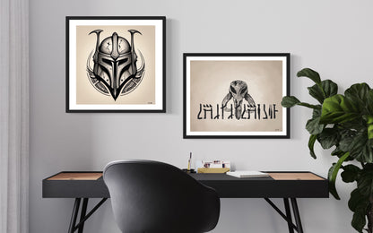Mando-tory Art - Star Wars / Mandolorian Prints