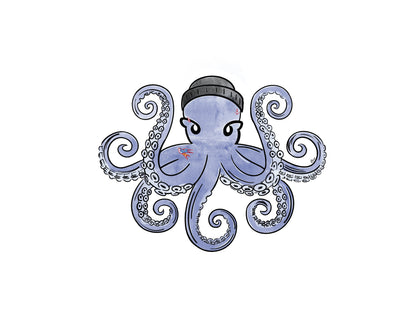 Sailor Style Vinyl Sticker - “Tako the Octo”