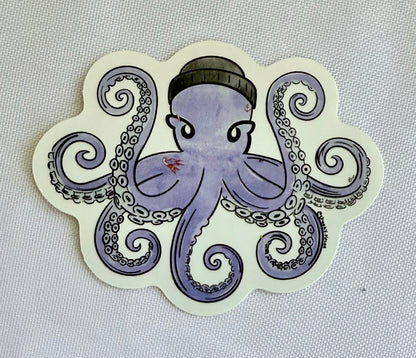 Sailor Style Vinyl Sticker - “Tako the Octo”