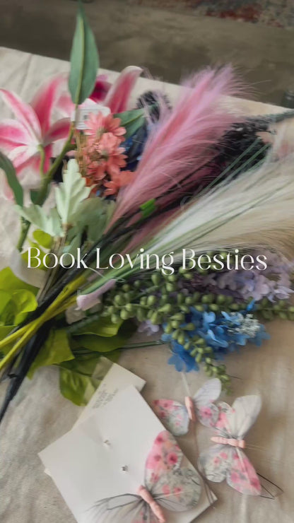 Framed Book Bouquet Arrangement